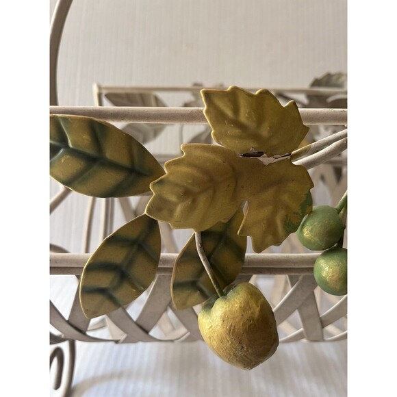 VINTAGE RARE ITALIAN TOLE MAGAZINE RACK - Picture 6 of 6